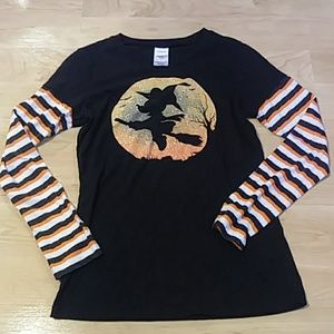 Mickey or Minnie Halloween Shirt Size 11/13 Junior